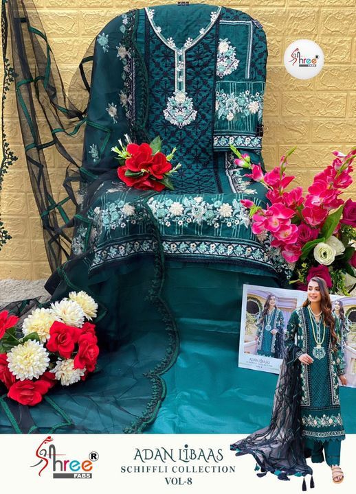 Shree fabs ADAN LIBAAS SCHIFFLI COLLECTION VOL Wholesale Shree