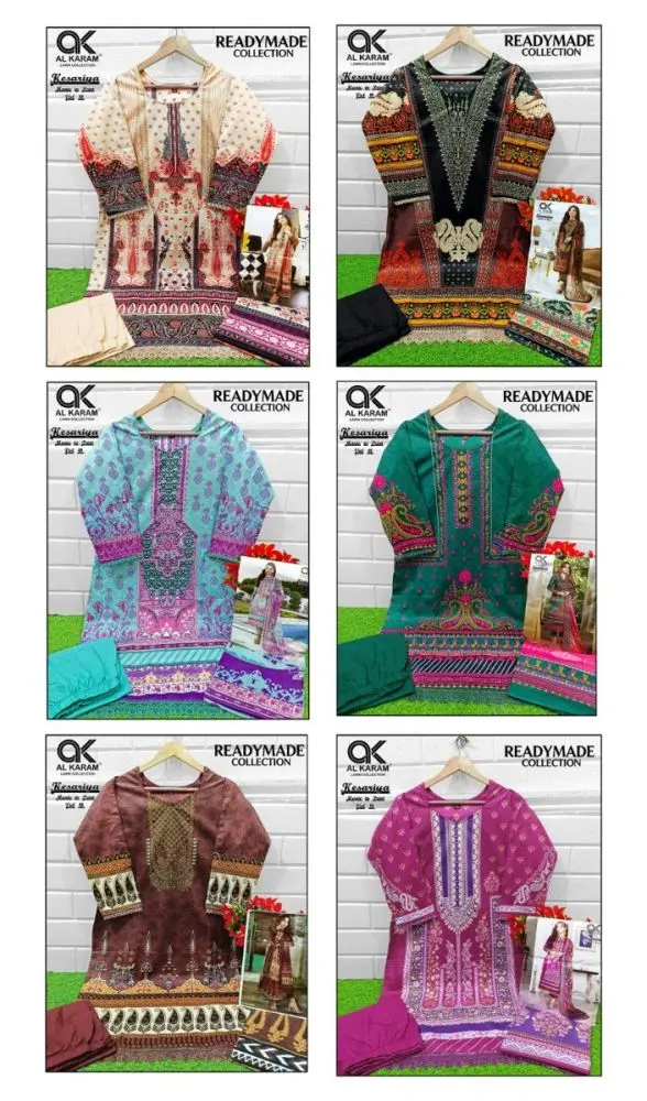 Al Karam Kesariya vol 9 readymade