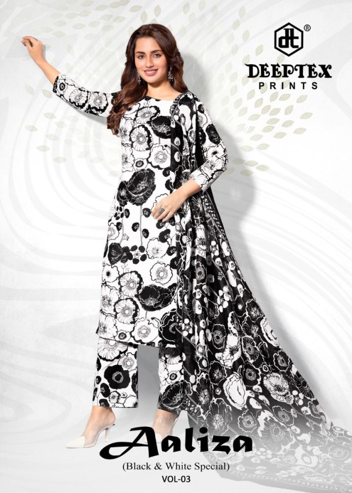 Deeptex Aaliza vol 3 Black and White