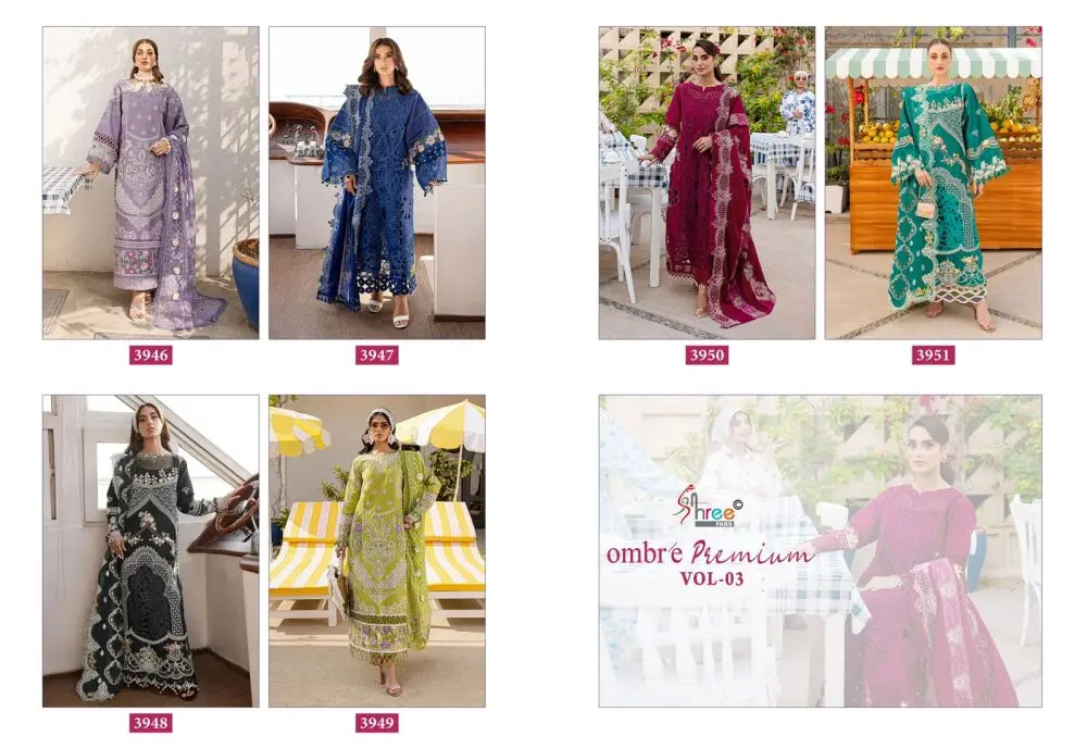 SHREE FABS OMBRE PREMIUM VOL 3 with open images
