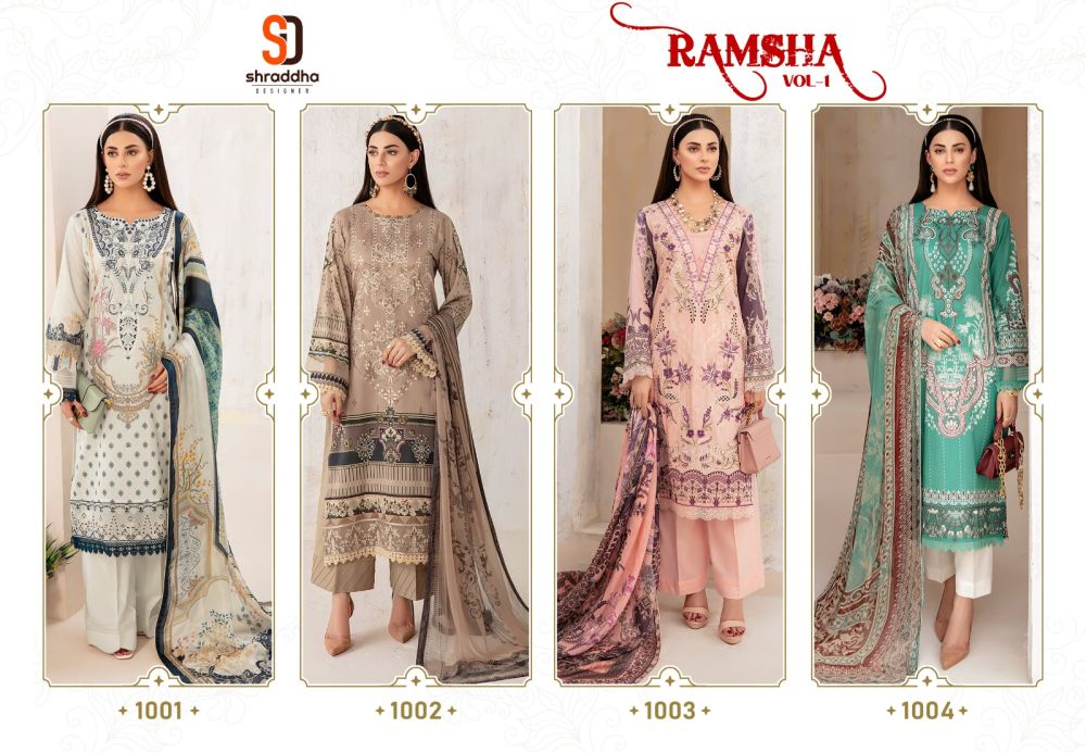 SHARADDHA DESIGNER RAMSHA VOL 1 Cotton Dupatta