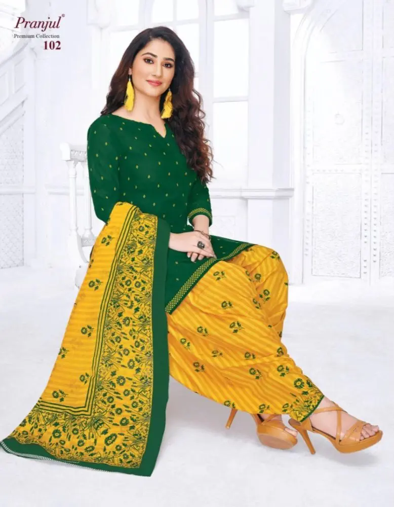 Pranjul Premium Collection Patiyala Special Unstitched
