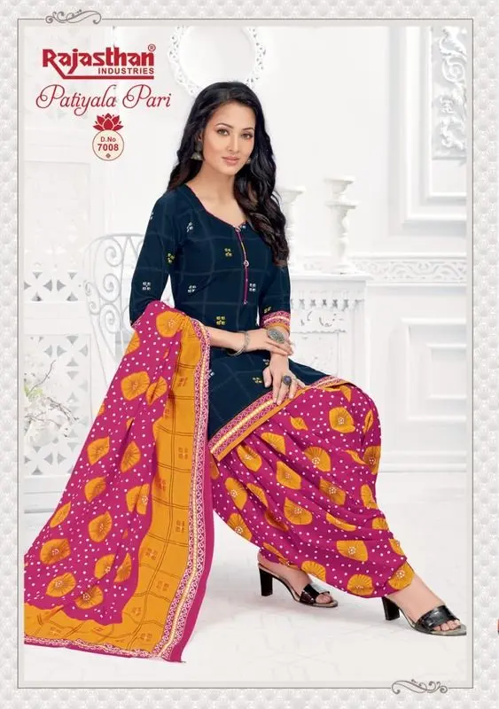 Rajasthan Pari Patiyala Vol 7 B Stitched - L