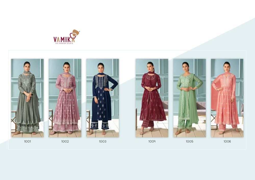 Vamika Lakhnawi Vol 1 Stitched