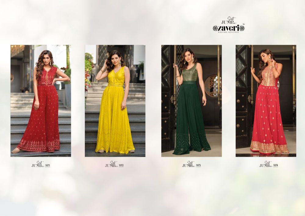 Zaveri Jumpsuit Vol 1 Stitched