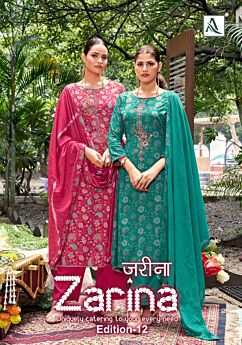 ALOK SUITS ZARINA VOL 12