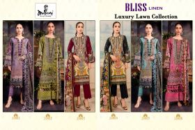 Majesty Bliss linen luxury lawn collection Chiffon Dupatta