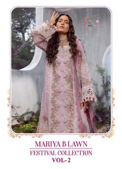 SHREE FABS MARIYA B LAWN FESTIVAL COLLECTION VOL 2 Cotton Dupatta with open images
