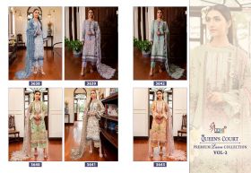 Shree Fabs QUEENS COURT PREMIUM LAWN COLLECTION vol 2 chiffon Dupatta