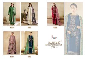 SHREE FABS MARIA B EXCLUSIVE COLLECTION VOL 11 NX Cotton DUPATTA with open images