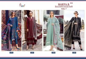 SHREE FABS MARIYA B EXCLUSIVE COLLECTION VOL 7 NX Chiffon Dupatta