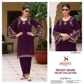 DEEPSY SUITS Readymade Velvet suits Dno 546 ABCD