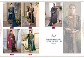 Shree fabs MARIA B EMBROIDERED VELVET COLLECTION 23 vol 2