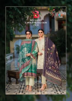 Shree fabs BIN SAEED LAWN COLLECTION vol 14