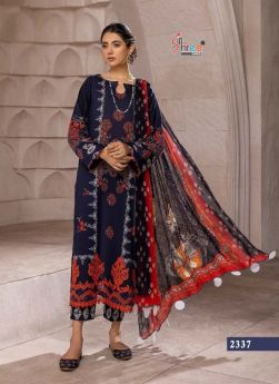 SHREE FABS SANA SAFINAZ EXCLUSIVE COLLECTION VOL 2 Chiffon Dupatta with Open Image