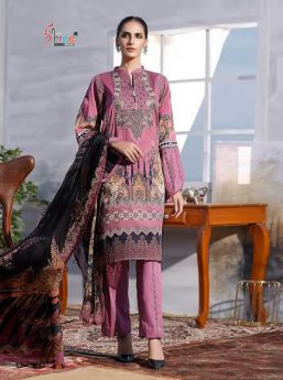 Shree Fabs Firdous Salwa Cotton Sateen Collection Chiffon Dupatta with OPEN IMAGES