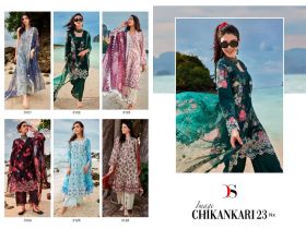 DEEPSY SUITS Image Chikankari collection vol 23 NX chiffon dupatta with open images