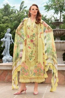 DEEPSY SUITS MARIAB M PRINT SPRING SUMMER 23 VOL 4 Cotton DUPATTA with open images