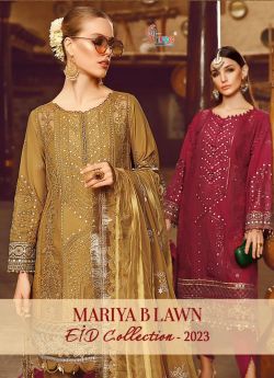 SHREE FABS MARIYA B LAWN EID COLLECTION 2023 with open images