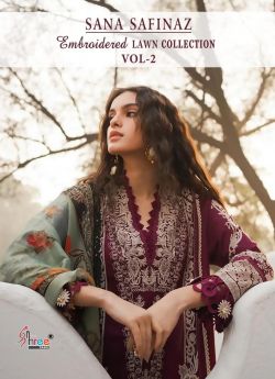 SHREE FABS SANA SAFINAZ EMBROIDERED DUPATTA COLLECTION vol 2 with open images