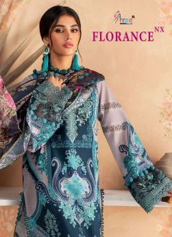SHREE FABS FLORANCE NX Cotton Dupatta with open images
