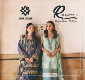 RUQAYYAHS LUXURY LAWN COLLECTION with open images