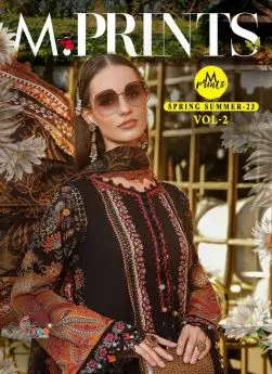 Shree fabs M PRINT SPRING SUMMER 23 vol 2 Chiffon Dupatta