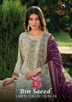 DEEPSY SUITS Bin Saeed lawn 10