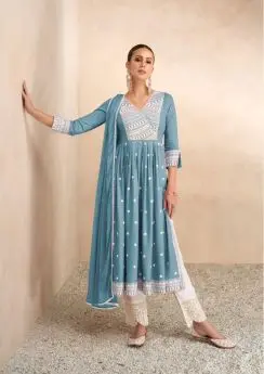 VAMIKA AADHIRA Vol 4 Light Color Stitched 