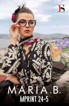 DEEPSY SUITS maria b m prints 24 vol 5 chiffon dupatta with open images