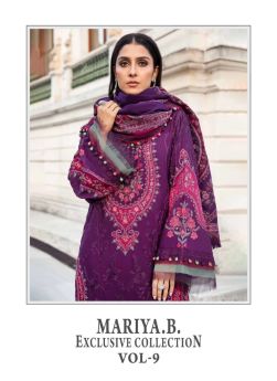 SHREE FABs MARIA B EXCLUSIVE vol 9 Cotton Dupatta