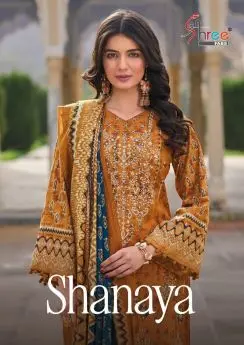 Shree Fabs Shanaya Cotton Dupatta with open images