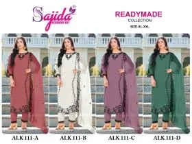 SAJIDA READYMADE COLLECTION ALK 111 A B C D
