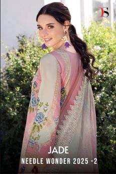 DEEPSY SUITS JADE NIDDLE  WONDER 25 2 CHIFFON DUPATTA