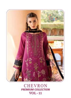 SHREE FABS CHEVRON PREMIUM COLLECTION VOL 11 CHIFFON DUPATTA