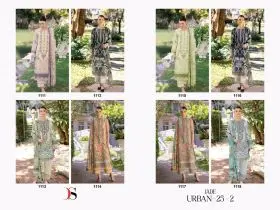 DEEPSY SUITS JADE URBAN LAWN 25 2 COTTON DUPATTA