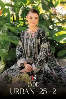 DEEPSY SUITS JADE URBAN LAWN 25 2 COTTON DUPATTA