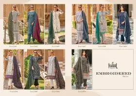 ISHAAL Embroidered lawn vol 14