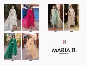 DEEPSY SUITS MARIA B VOYAGE LAWN 25 COTTON DUPATTA with open images