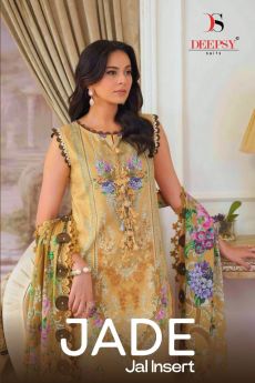 DEEPSY SUITS JADE JAL INSERT COTTON DUPATTA