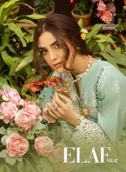 SHRADDHA DESIGNER ELAF VOL 2 with open images