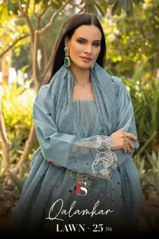 DEEPSY SUITS QALAMKAR LAWN 25 NX with open images