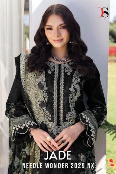 DEEPSY SUITS JADE NIDDLE  WONDER 25Nx CHIFFON DUPATTA