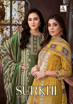 ALOK SUITS SURKHI