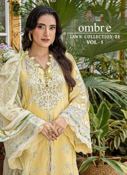 shree fabs OMBRE LAWN COLLECTION 2025 VOL 5 cotton dupatta