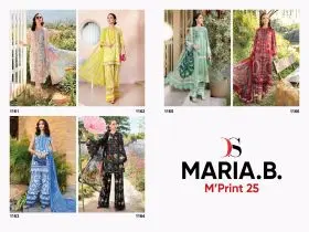 DEEPSY SUITS MARIA B. M PRINT 25 CHIFFON DUPATTA with open images