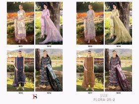 DEEPSY SUITS JADE FLORA 25 2 cotton dupatta with open images