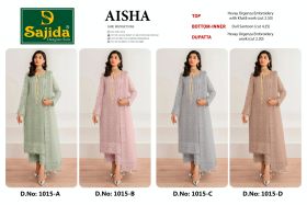 SAJIDA AISHA dno 1015 ABCD with open images