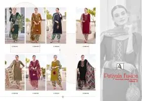 ALOK SUITS PATIYALA FUSION 17