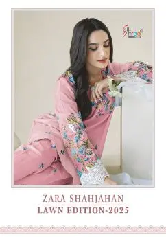 Shree fabs ZARA SHAHJAHAN LAWN EDITION 25